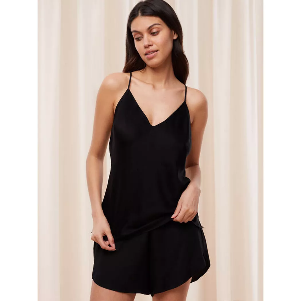 Triumph - Silky Sensuality Pyjama, für Damen, Schwarz, Größe 44