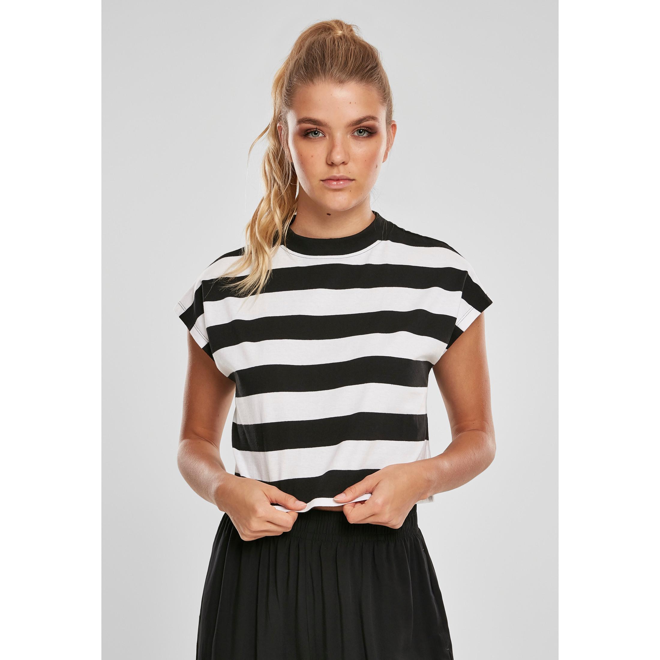 URBAN CLASSICS  t-shirt stripe short 