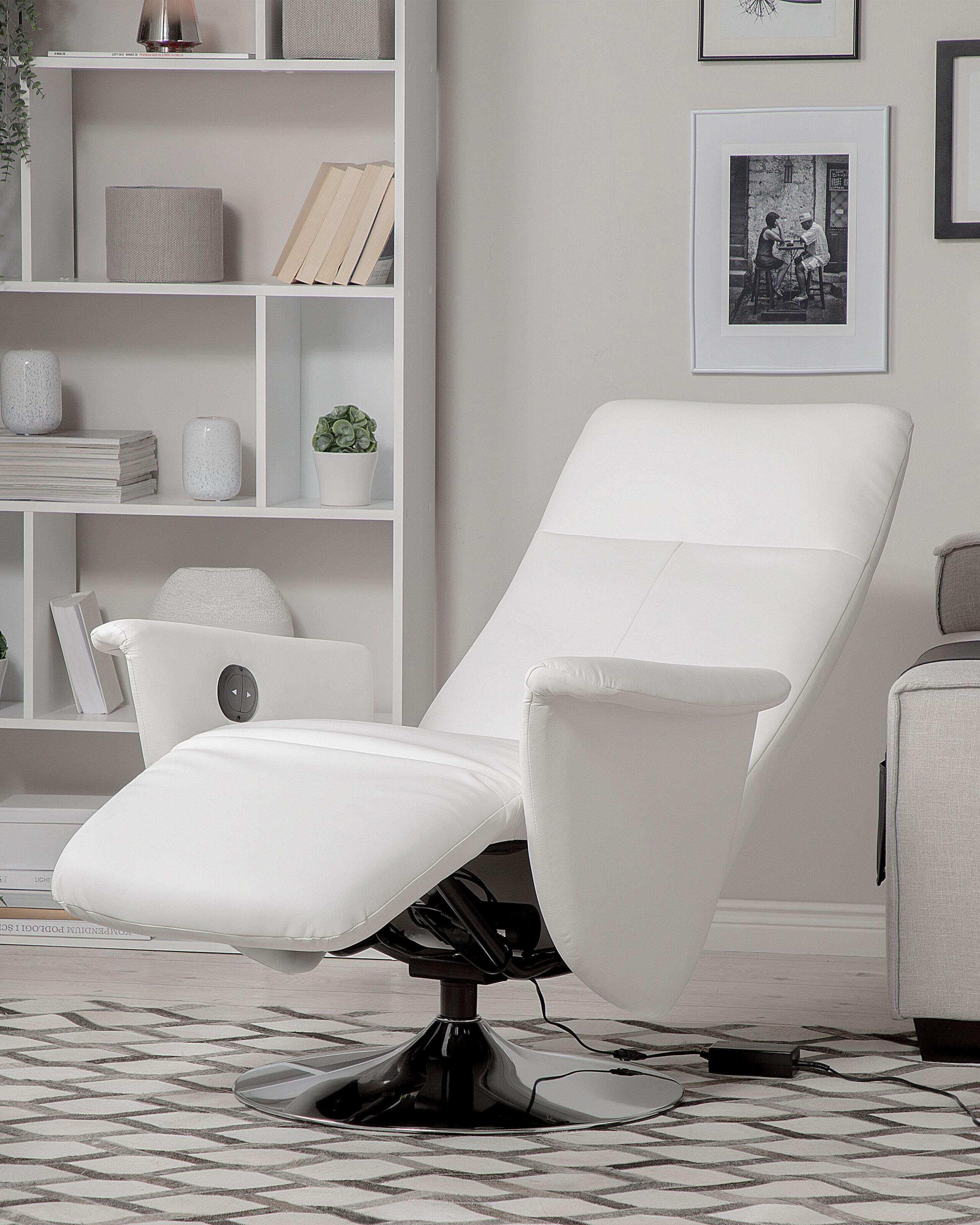 Beliani Fauteuil en Cuir PU Moderne PRIME  