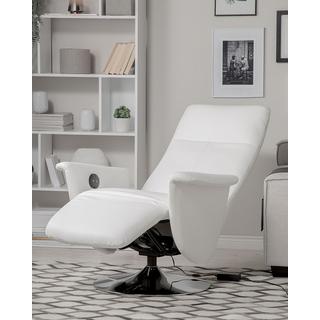 Beliani Fauteuil inclinable en Cuir PU Rétro PRIME  