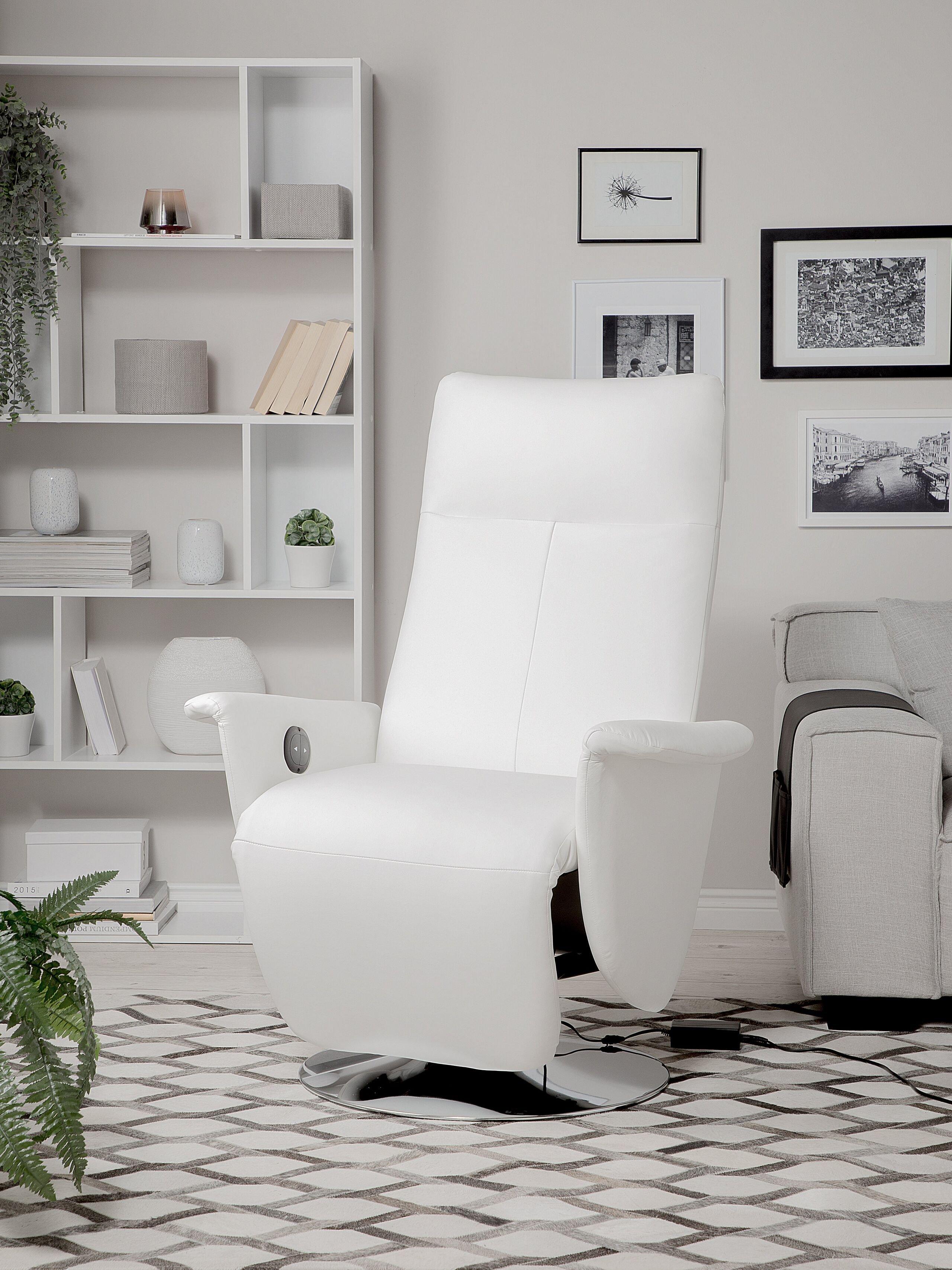 Beliani Fauteuil inclinable en Cuir PU Rétro PRIME  