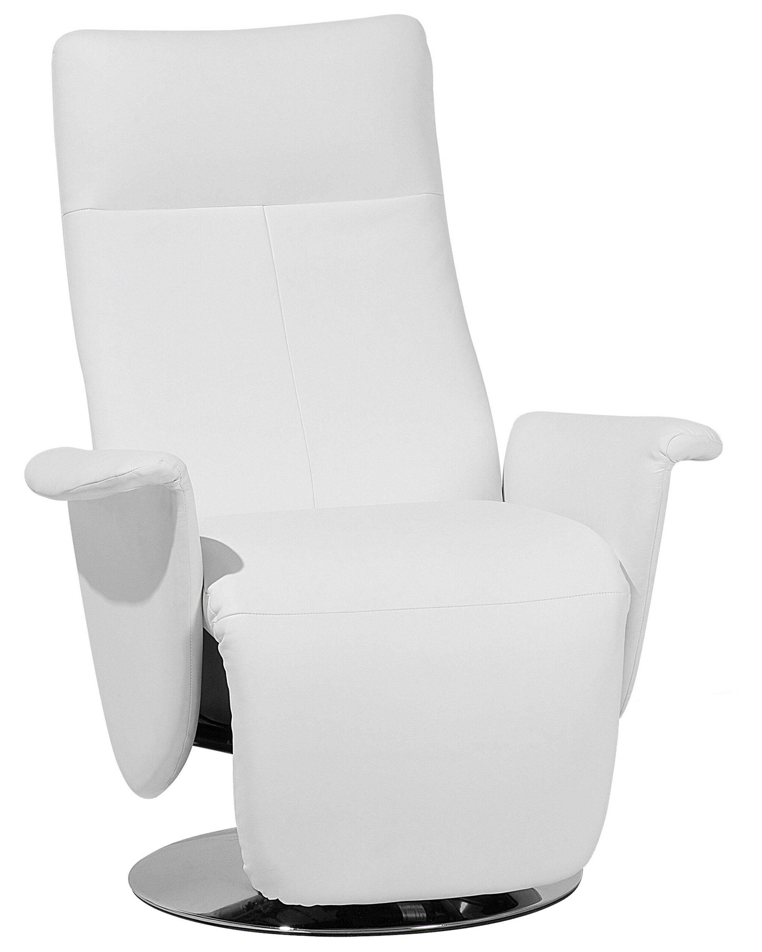 Beliani Fauteuil inclinable en Cuir PU Rétro PRIME  