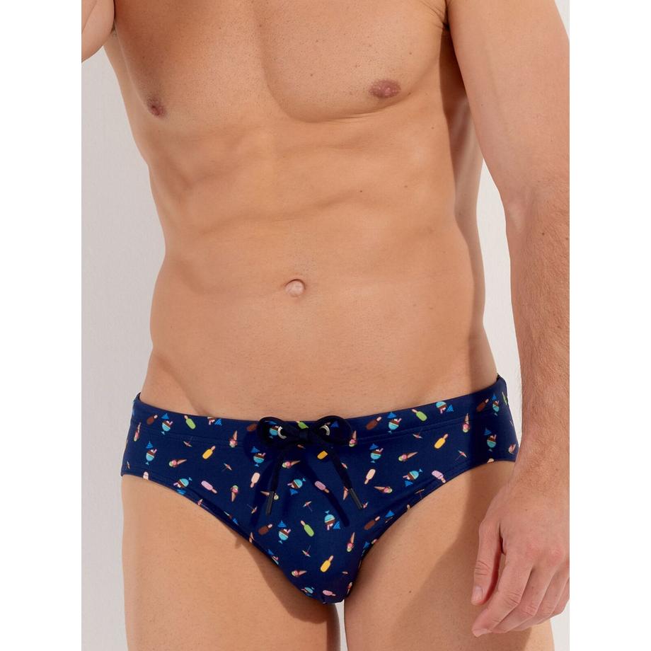HOM Slip de bain crème-glacée  