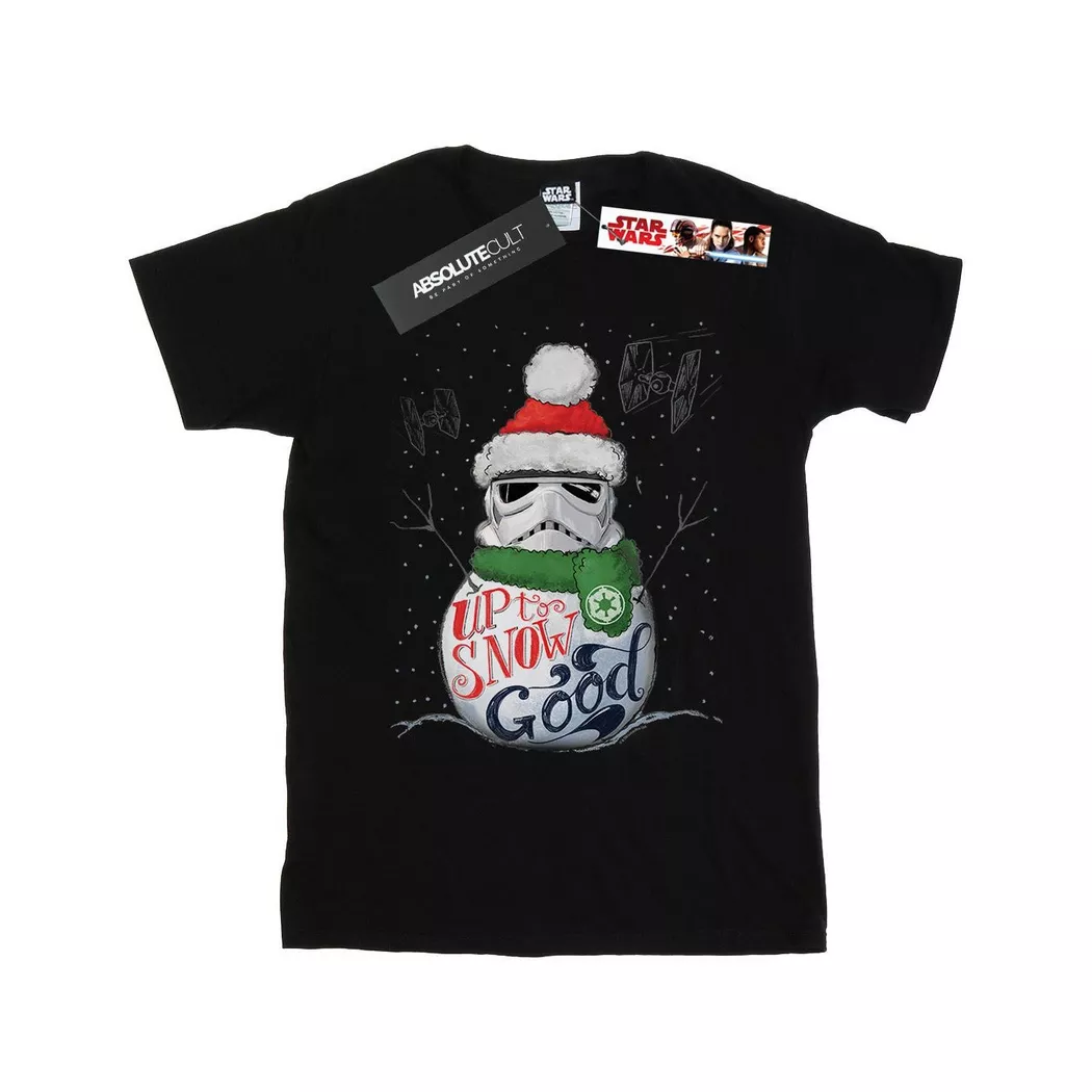 STAR WARS - Up To Snow Good TShirt, 152-158, Schwarz