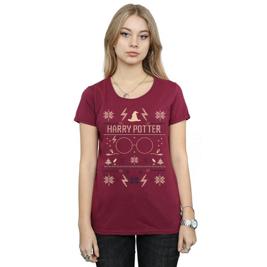 HARRY-POTTER Ugly Christmas Sweater T-Shirt  