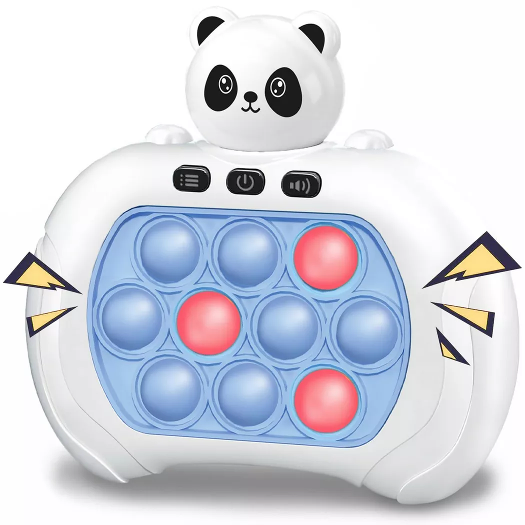 Activity-board - Schnelles Push-Spiel für Kinder und Erwachsene, Pop-Handheld-Spiel, schnelle Puzzle-Spielmaschine, Push-Bubble-Stress-Spielzeug, One Size, Offwhite