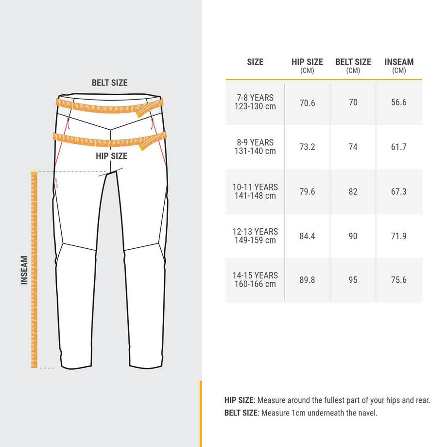 QUECHUA  Pantaloni softshell bambino trekking poliammide 