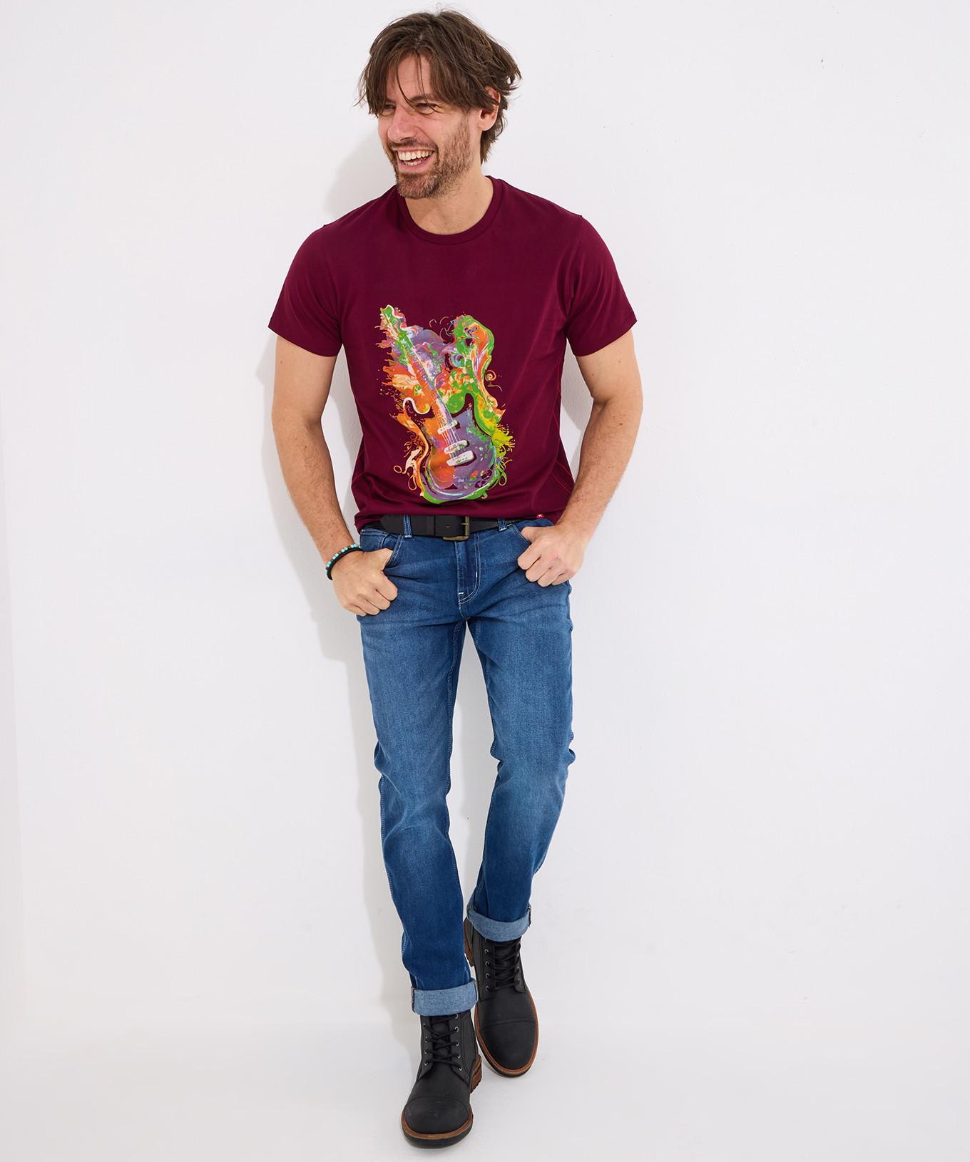 Joe Browns T-Shirt Graphique Guitare Éclatante  