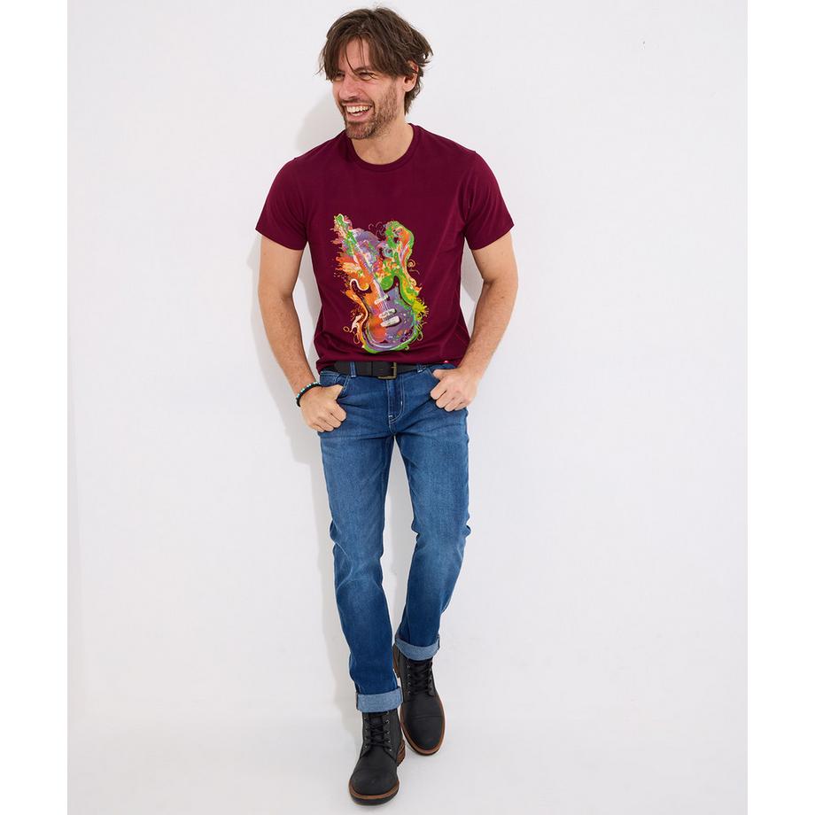 Joe Browns Helles Gitarren Grafik T-Shirt  