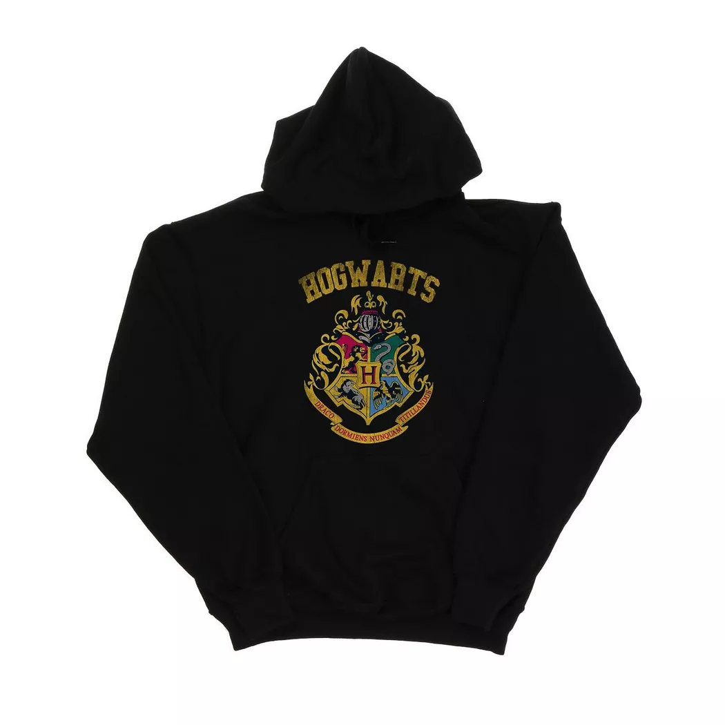 HARRY-POTTER - Hogwarts Kapuzenpullover, für Damen, Schwarz, Größe XL