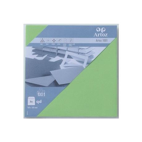 Artoz ARTOZ Couverts 1001 160x160mm 100g, birkengrün 5 Stück  