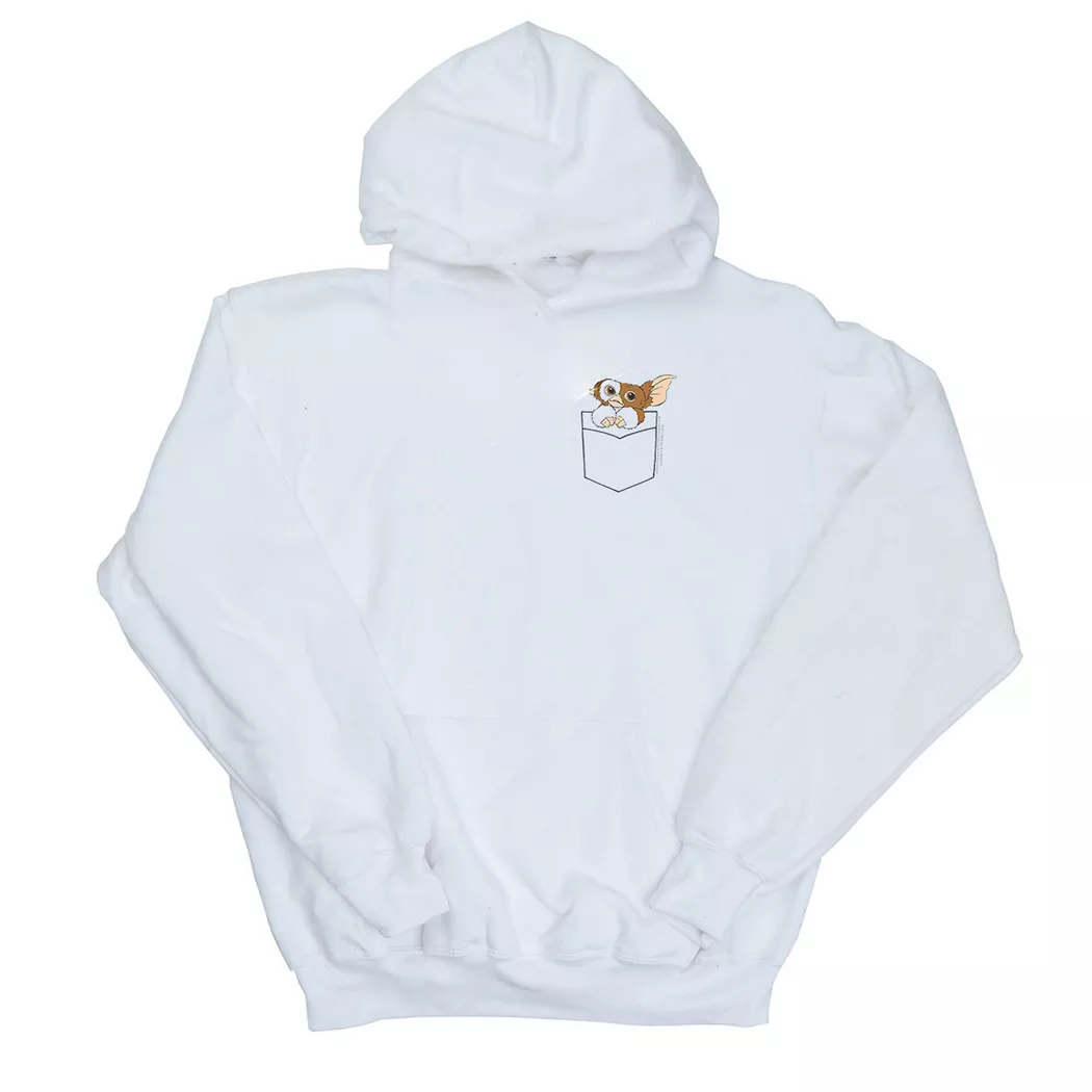 Gremlins - Kapuzenpullover Tasche, 116, Weiss