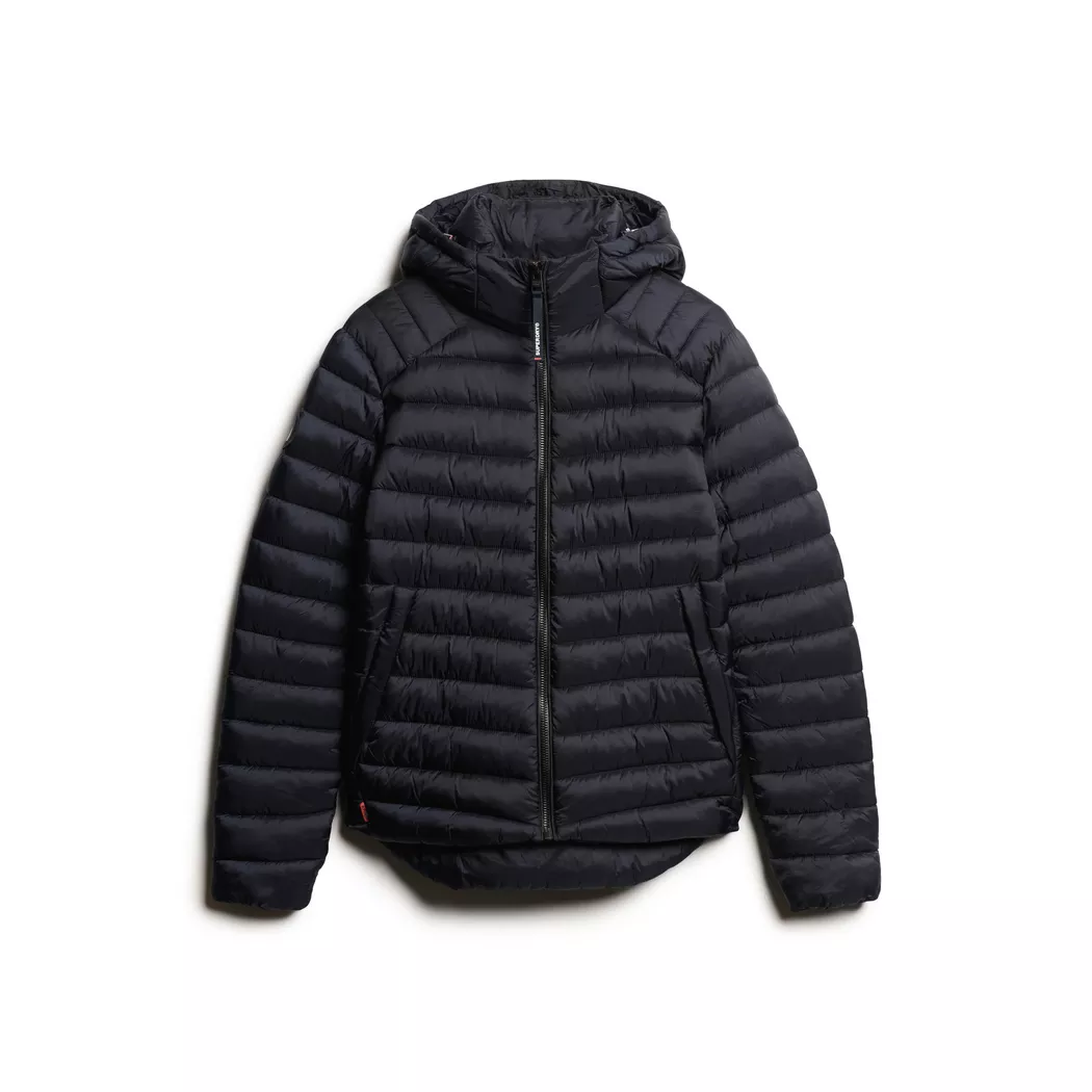 Superdry - daunenjacke mit kapuze uperdry fuji port, für Herren, Größe S