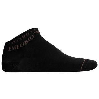 EMPORIO ARMANI Extended Logo 3er Pack Sneaker Socken  