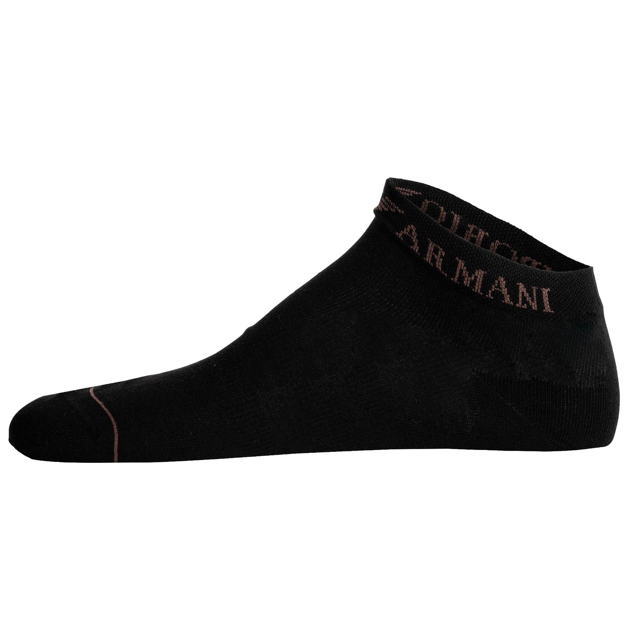EMPORIO ARMANI Extended Logo 3er Pack Sneaker Socken  