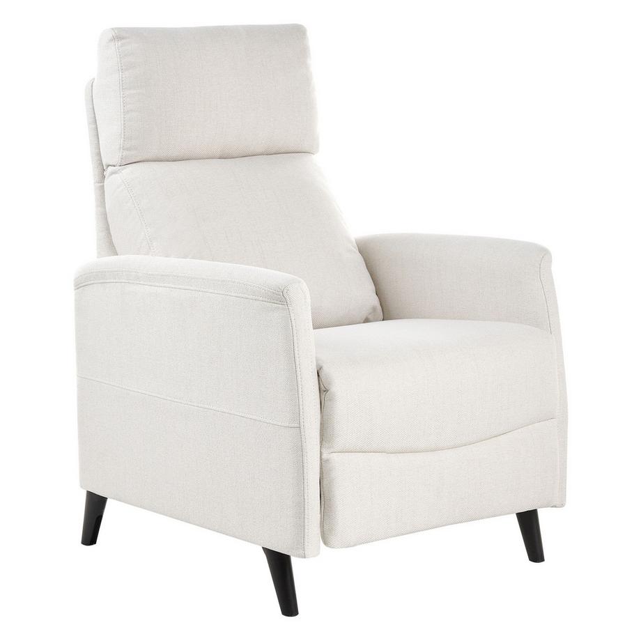 Beliani Fauteuil inclinable en Tissu Traditionnel SELVIK  