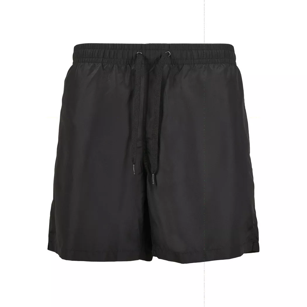 Build Your Own - Badeshorts, recyceltes Material, für Herren, Schwarz, Größe S