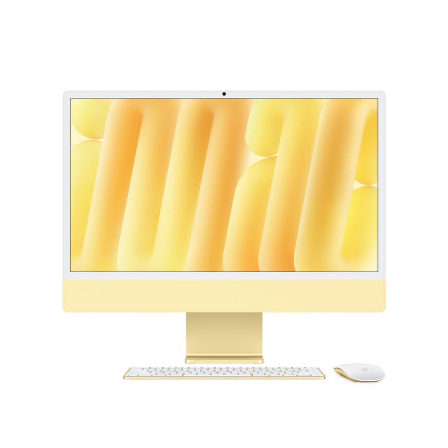 Ricondizionato iMac 24" 2024 M4 4,4 Ghz 16 Gb 256 Gb SSD Giallo - come nuovo