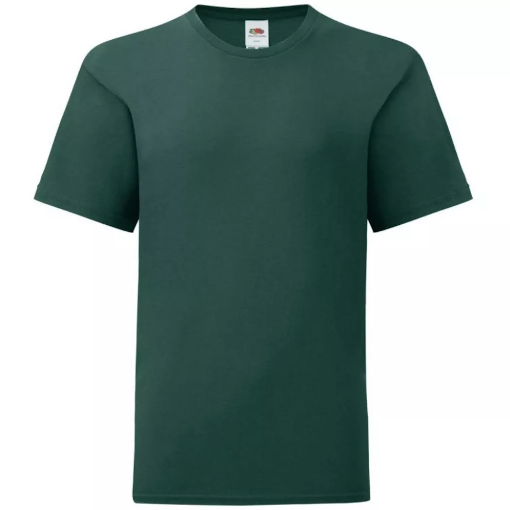 Fruit of the Loom - Iconic TShirt, 104, Waldgrün