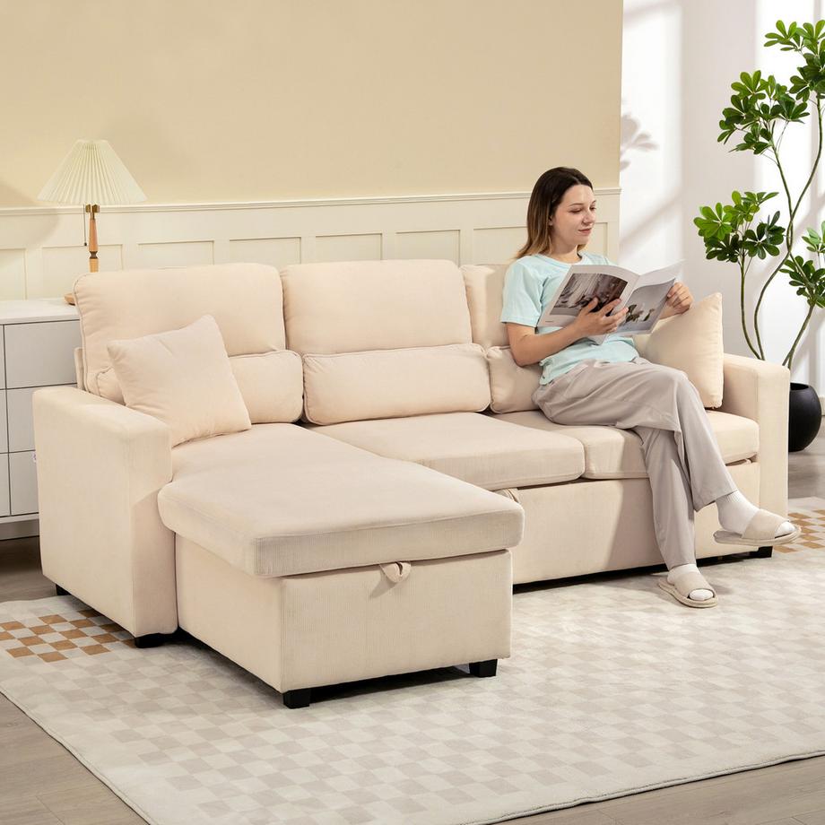 HOMCOM Canapé convertible  