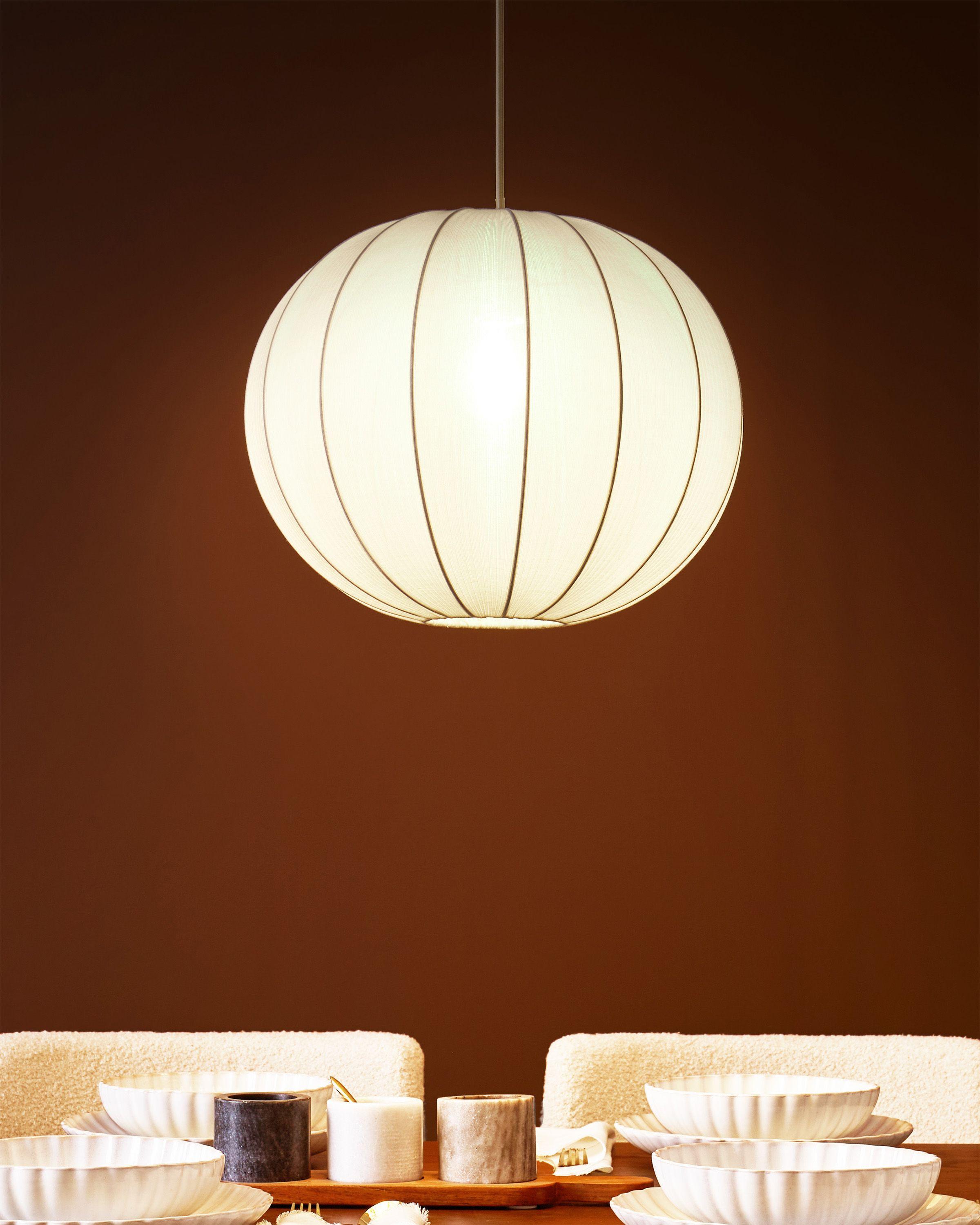 Beliani Hängelampe aus Nylon Modern MARIETA  