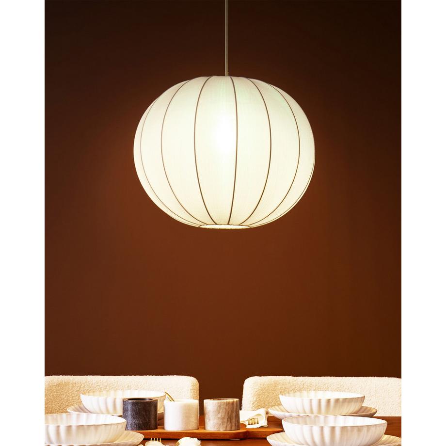 Beliani Lampe suspension en Nylon Moderne MARIETA  