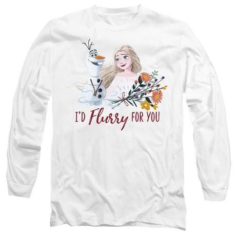 FROZEN T-Shirt I'd Flurry For You Saint-Valentin  