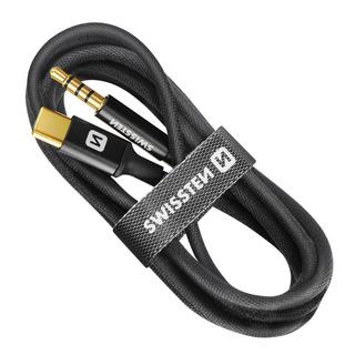 SWISSTEN  Cavo jack 3,5 a USB-C, Swissten 1,5m 