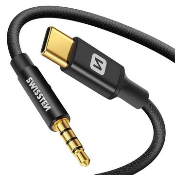 Cavo jack 3,5 a USB-C, Swissten 1,5m