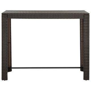 VidaXL Bartisch poly-rattan  