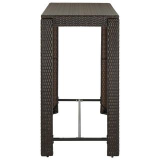 VidaXL Bartisch poly-rattan  