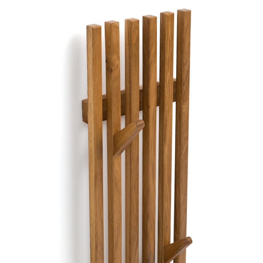 La Redoute Intérieurs Patère murale chêne massif 4 crochets  