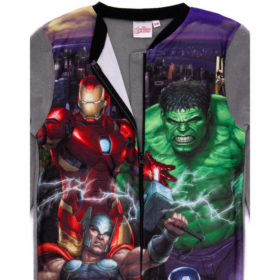 Marvel Avengers Avengers Bedruckter Fleece Schlafanzug Overall  
