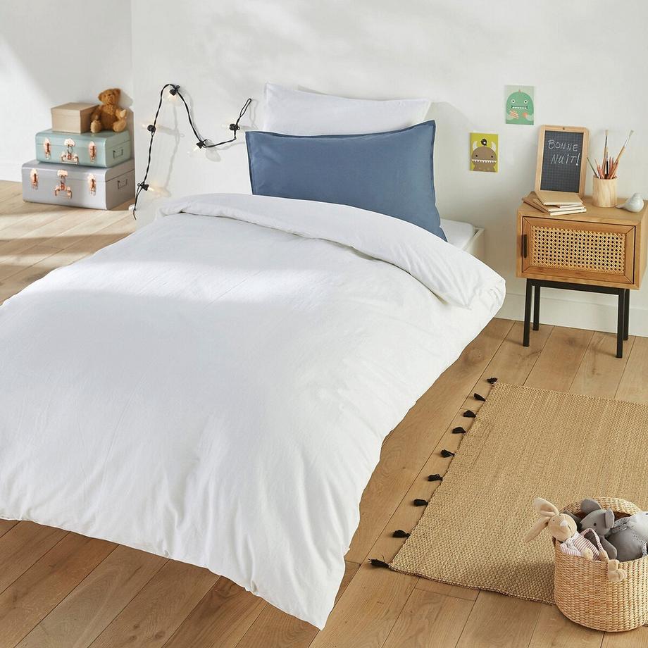 La Redoute Intérieurs Scenario Drap Housse Enfant en Coton Lavé  