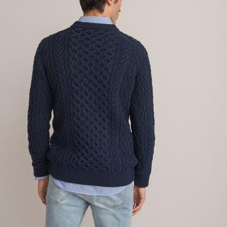 La Redoute Collections  Pull col rond maille torsadée 