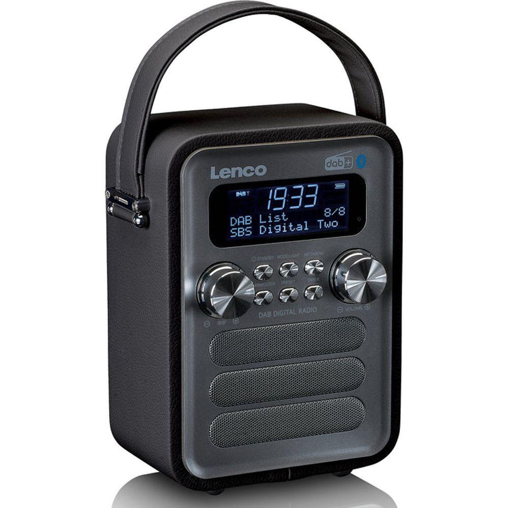 Lenco  Lenco PDR-051BKSI radio Portatile Analogico e digitale Nero 