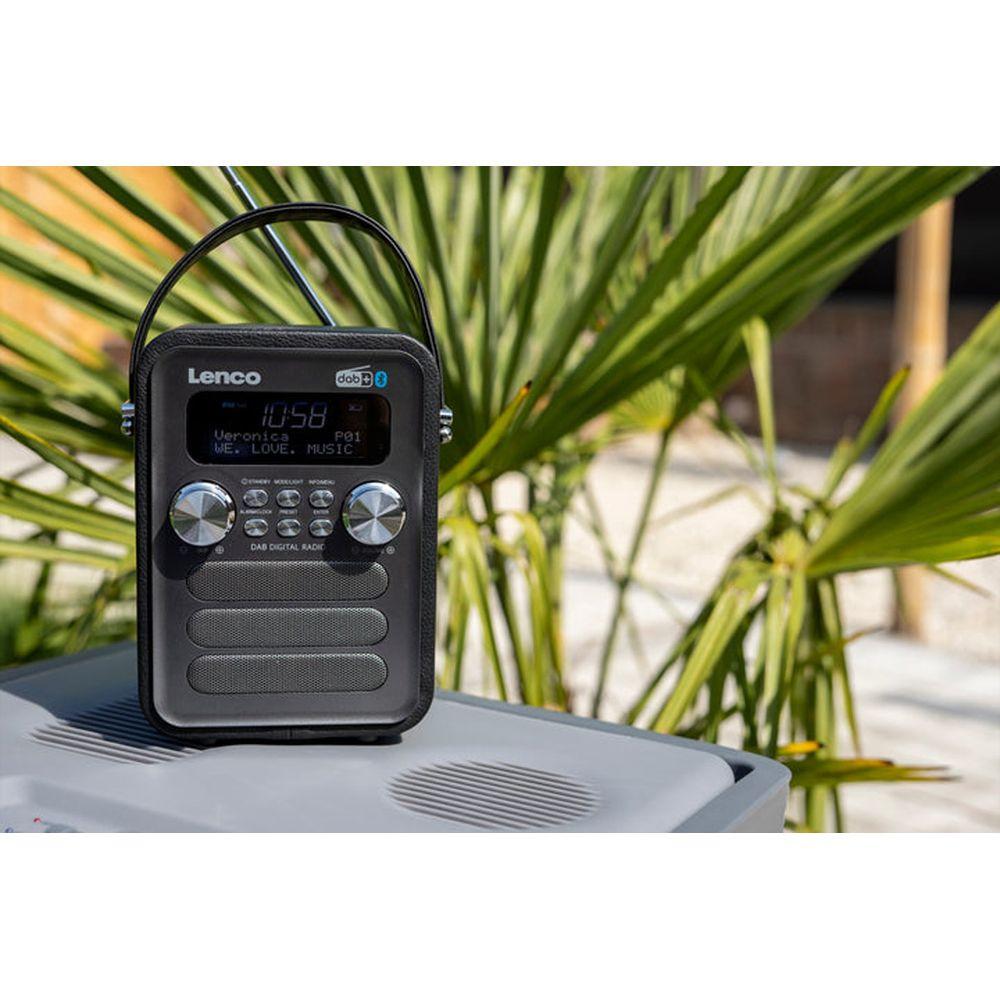 Lenco  DAB+ Radio PDR-051BKSI, BT, USB, SD, RC, aufladbare batterie 