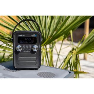Lenco  DAB+ Radio PDR-051BKSI, BT, USB, SD, RC, aufladbare batterie 