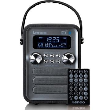 Lenco PDR-051BKSI radio Portatile Analogico e digitale Nero