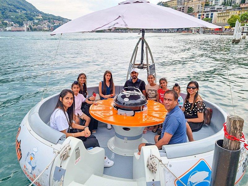 Smartbox  Party Boat con raclette sul Lago di Lugano per 2 persone - Cofanetto regalo 