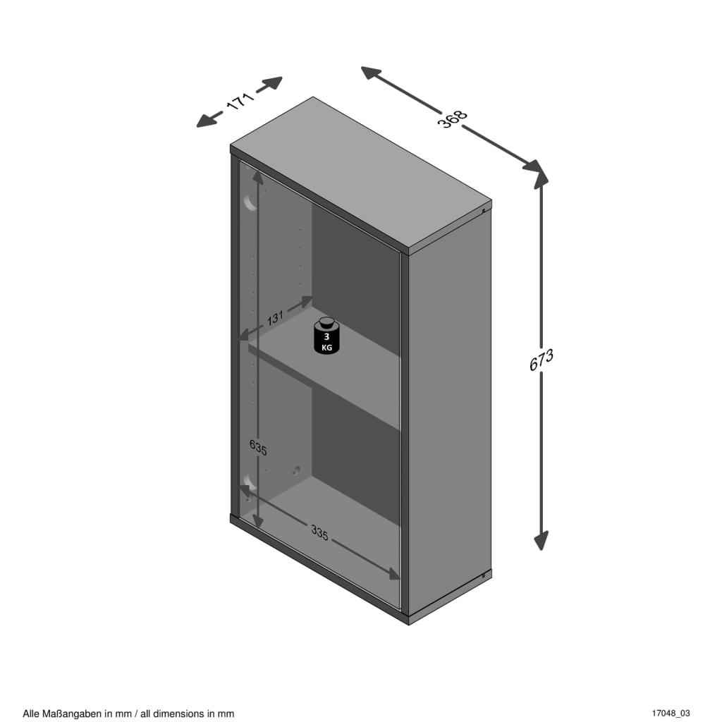 Calicosy  Badezimmer-Hochschrank mit 1 Tür - Zamora 