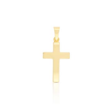 Anhänger Balken-Kreuz Gelbgold 750, 25x12mm