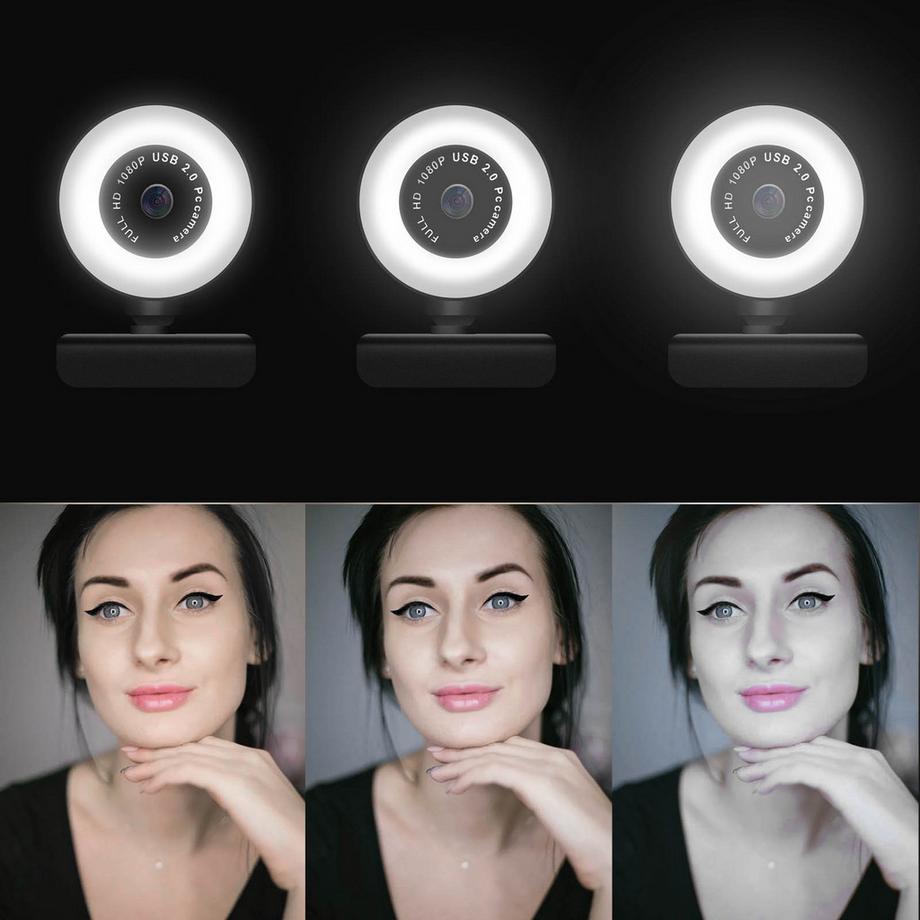 Avizar  Webcam 1080p Ring Light 