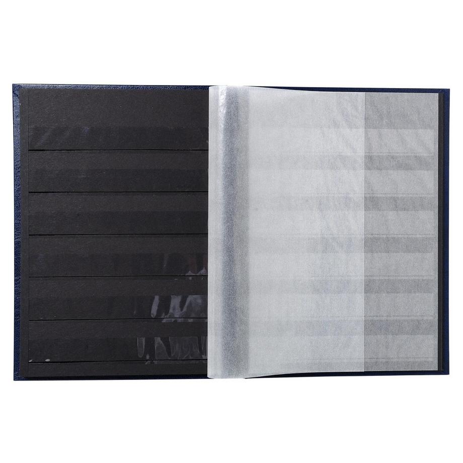 Exacompta Exacompta - Cod. 21141E - 1 Album da francobolli in similpelle - 32 pagine nere - 17x22,5cm - Nero  