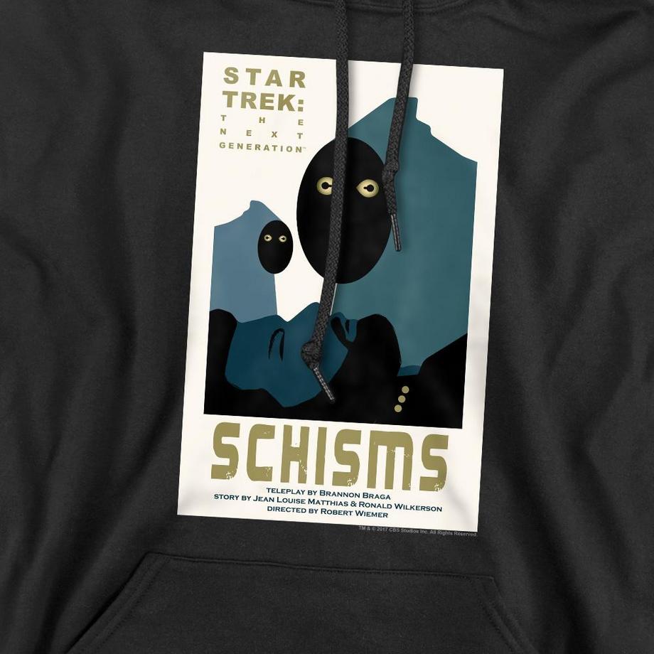 Star Trek Star Trek The Next Generation Stagione 6 Episodio 5 Schisms Felpa con Cappuccio  