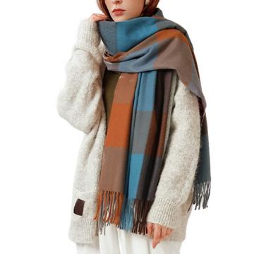 Schals Schals Plaid Poncho Soft High Quality Winter gestrickt Schal mit Quasten