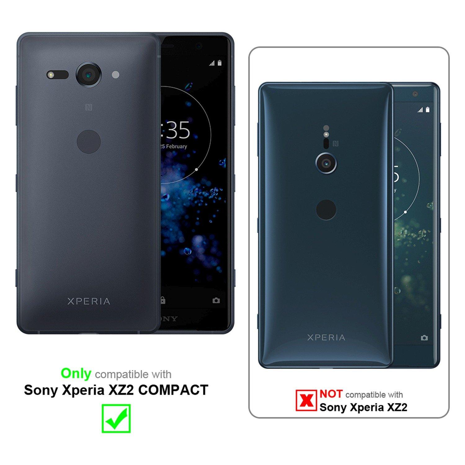 Cadorabo  Hülle für Sony Xperia XZ2 COMPACT TPU Silikon Frosted 