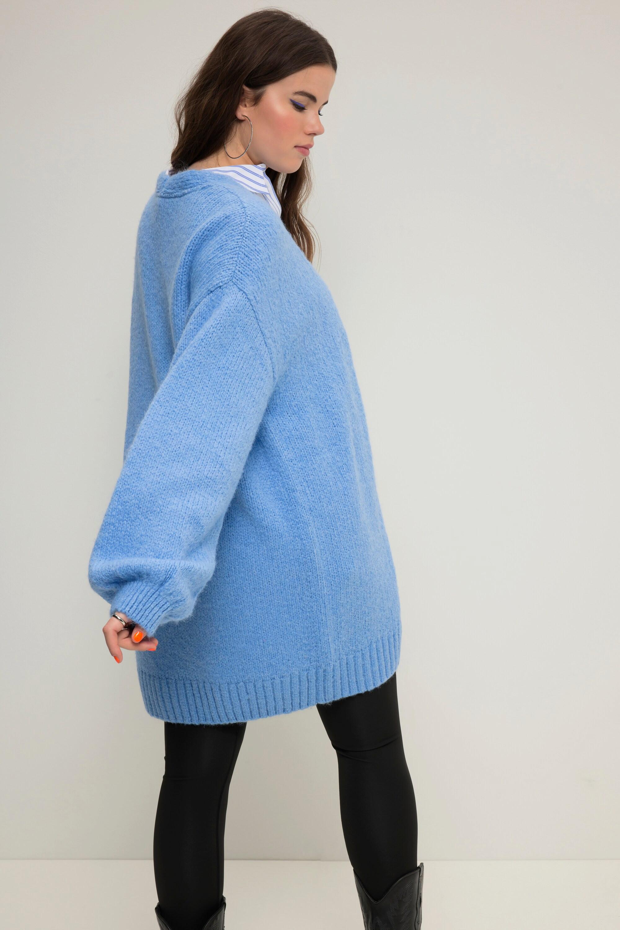 Studio Untold  Cardigan long oversized à manches longues, coupe ouverte 