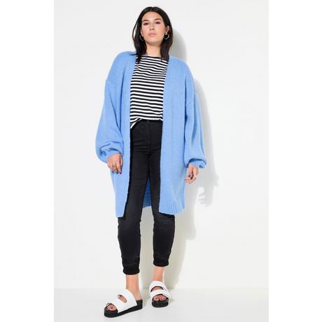 Studio Untold  Long-Strickjacke, oversized, offene Form, Langarm 