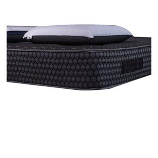 AB Matelas Matratzen Cosmos Black | 160x200 mit 2 viskoelastischen Kissen 60x60 cm | Speicher 50kgm3 und 12 Zonen | 28 cm  